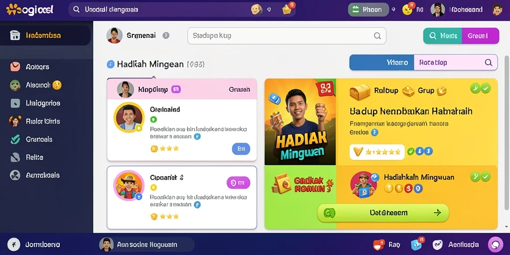 Screenshot menampilkan mode multiplayer yang seru dan interaktif.
