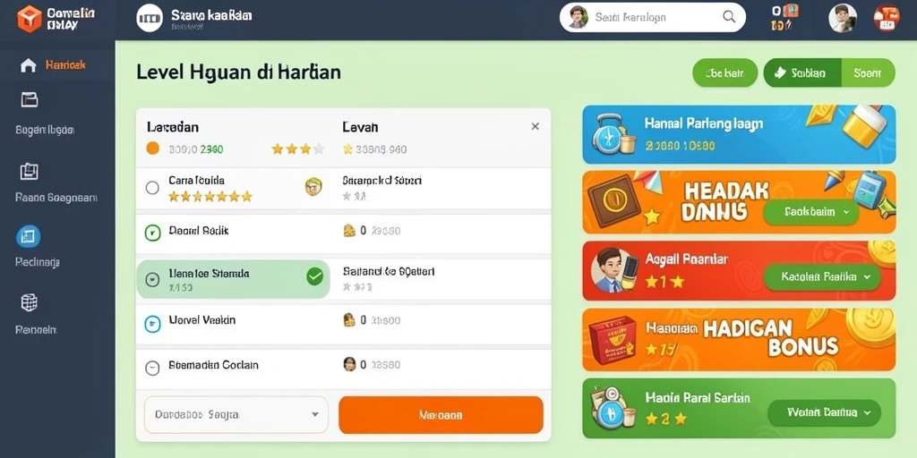Fitur interaktif untuk bermain bersama teman-teman.